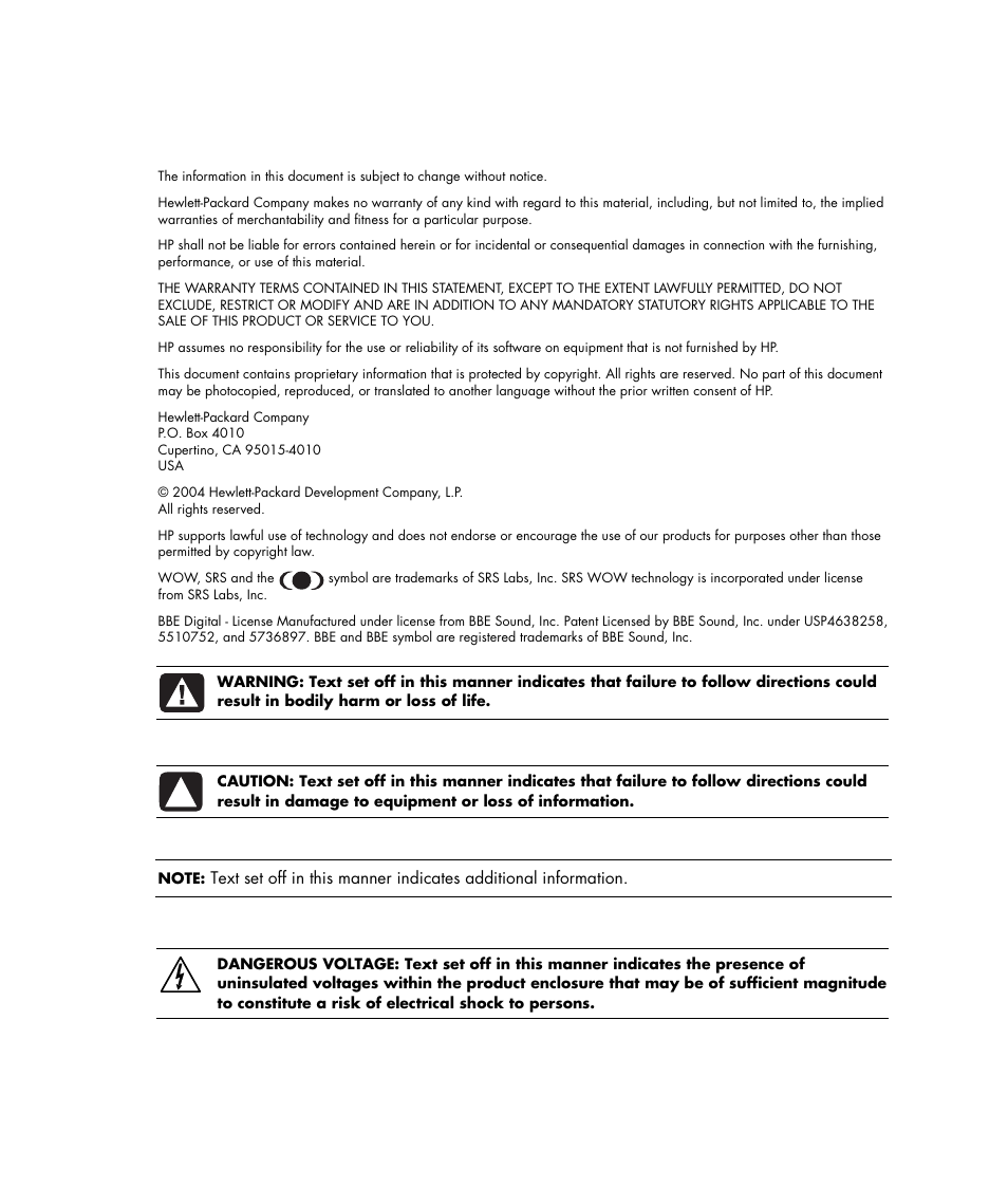 HP PL4245N 42 inch HD-ready Plasma Television User Manual | Page 2 / 60
