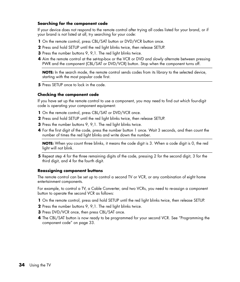HP PL4245N 42 inch HD-ready Plasma Television User Manual | Page 40 / 60