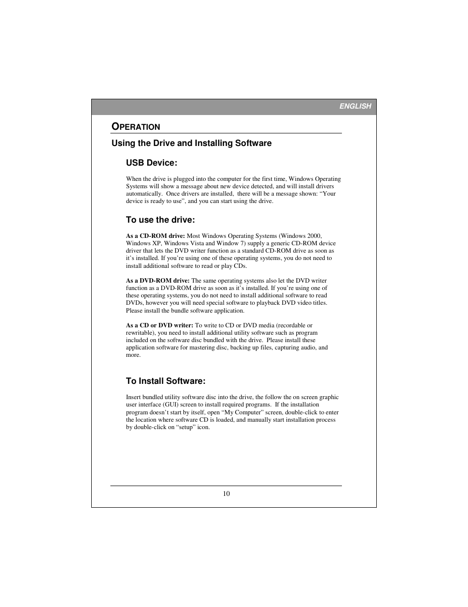 HP dvd1270e DVD-Writer User Manual | Page 11 / 19