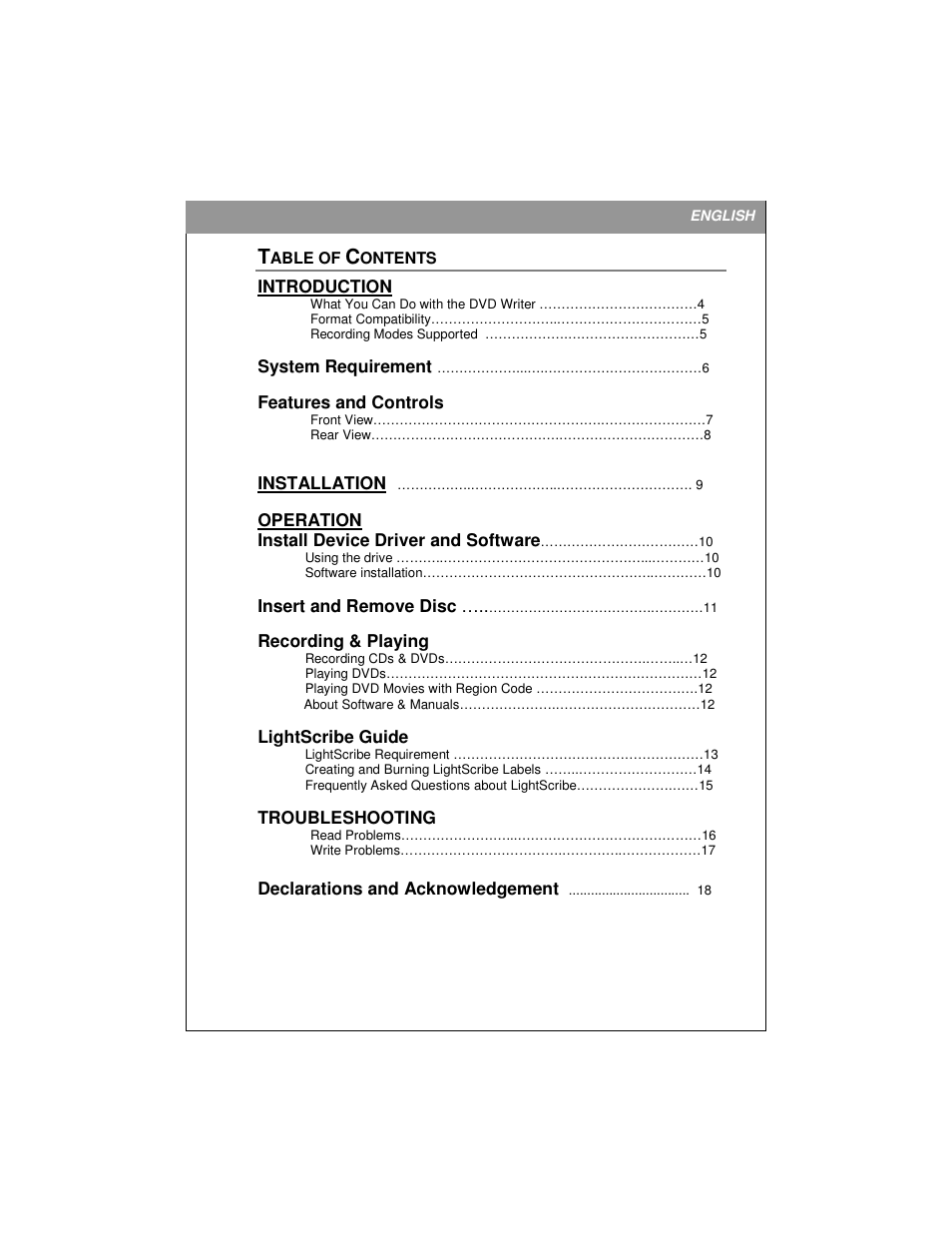 HP dvd1270e DVD-Writer User Manual | Page 4 / 19