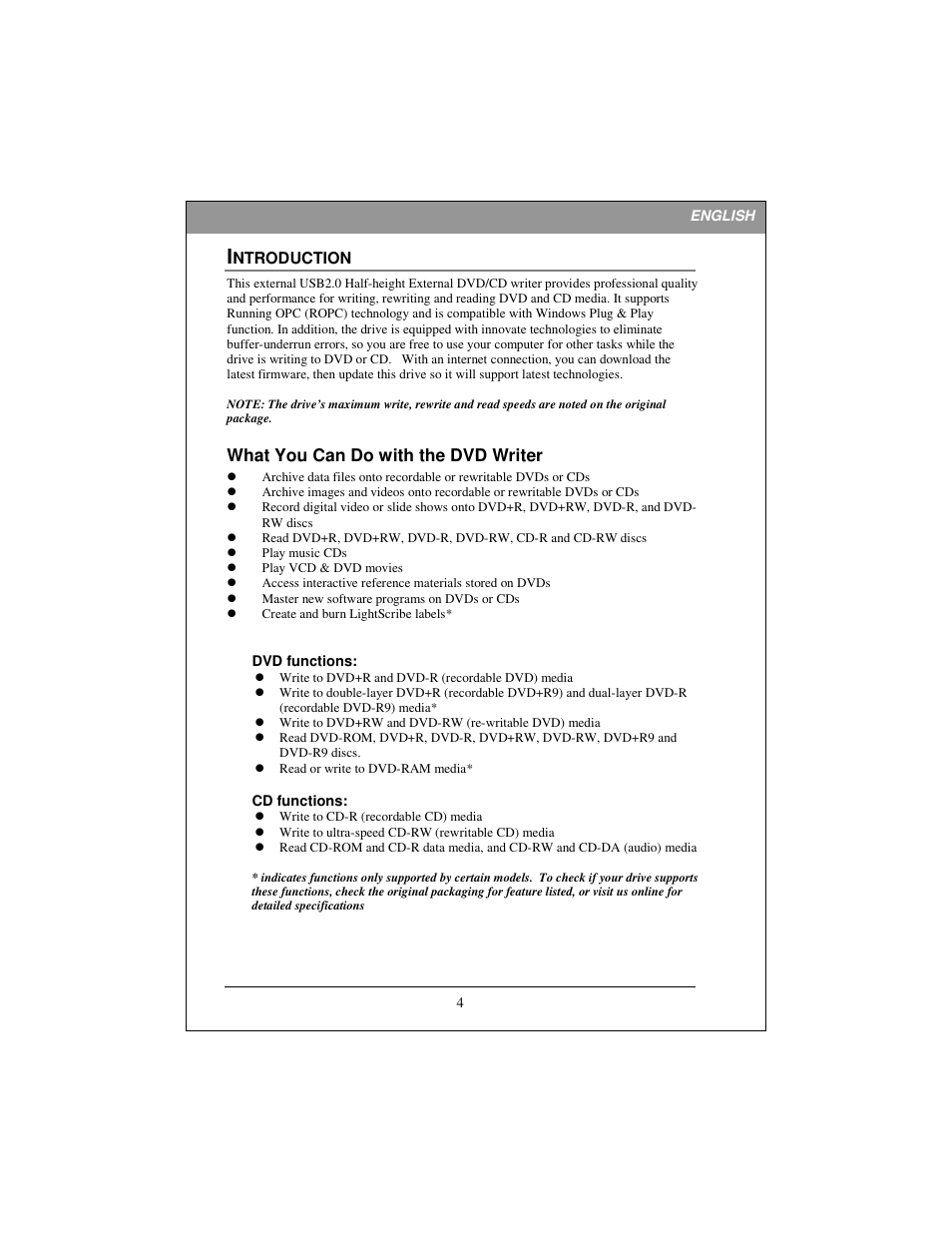 HP dvd1270e DVD-Writer User Manual | Page 5 / 19