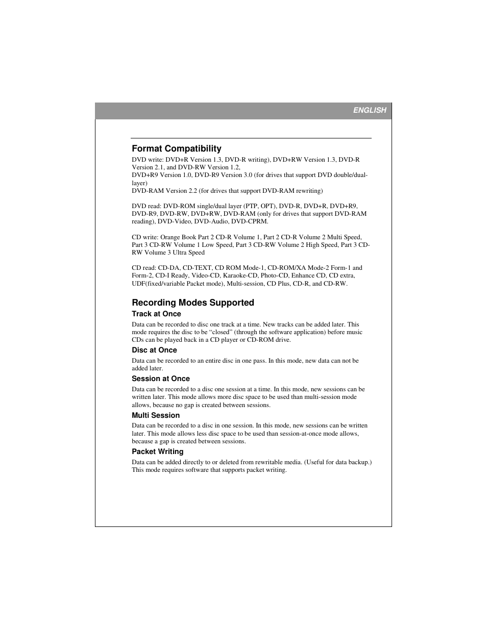 HP dvd1270e DVD-Writer User Manual | Page 6 / 19