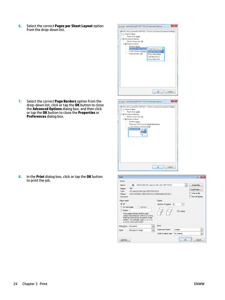 HP Color LaserJet Pro MFP M177fw User Manual | Page 34 / 120