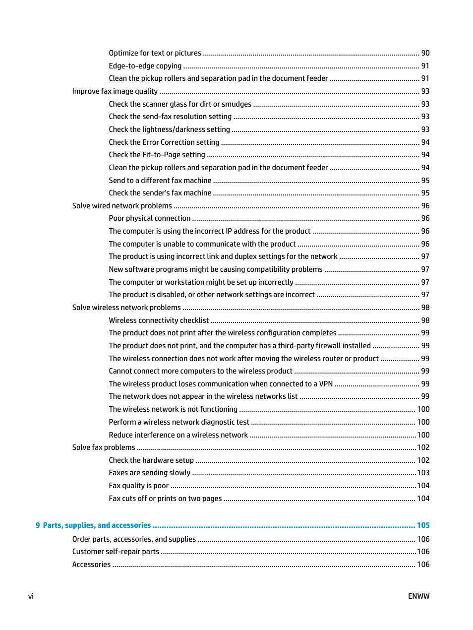 HP Color LaserJet Pro MFP M177fw User Manual | Page 8 / 120