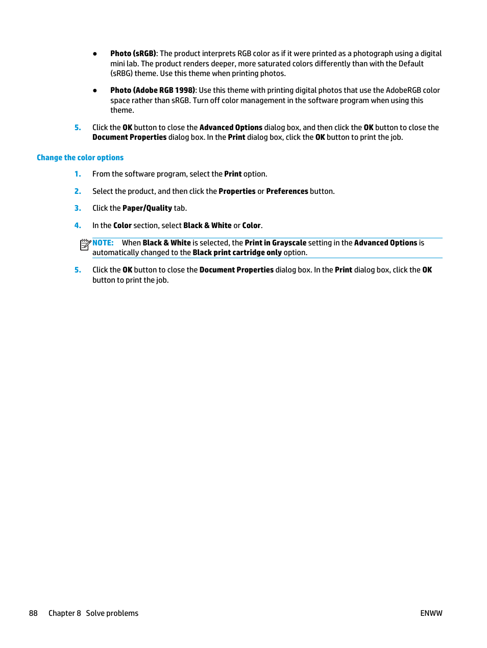 HP Color LaserJet Pro MFP M177fw User Manual | Page 98 / 120