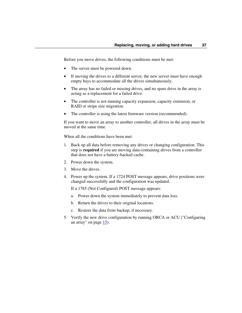 HP Smart Array P600-Controller User Manual | Page 37 / 58