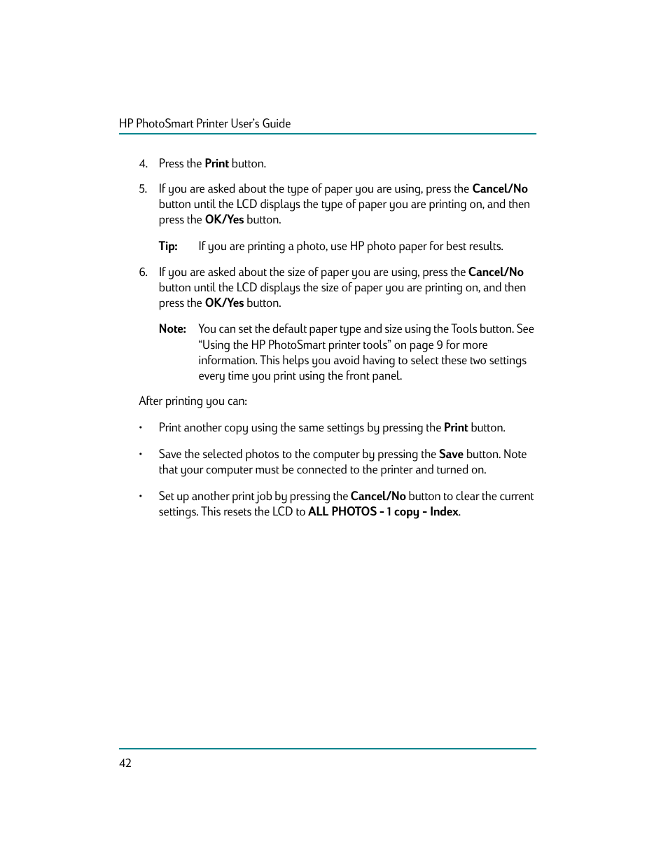 HP Photosmart p1000 1000 Printer User Manual | Page 48 / 70