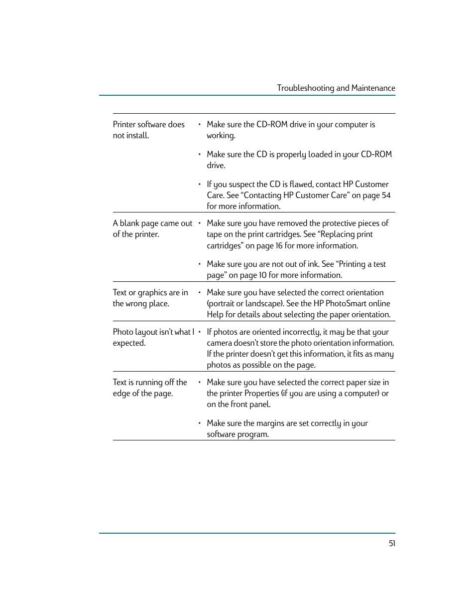 HP Photosmart p1000 1000 Printer User Manual | Page 57 / 70