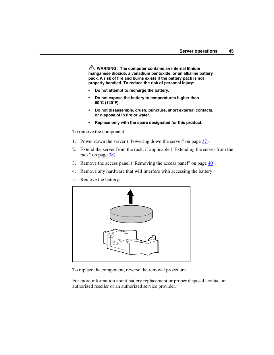 HP ProLiant DL580 G3 Server User Manual | Page 45 / 190