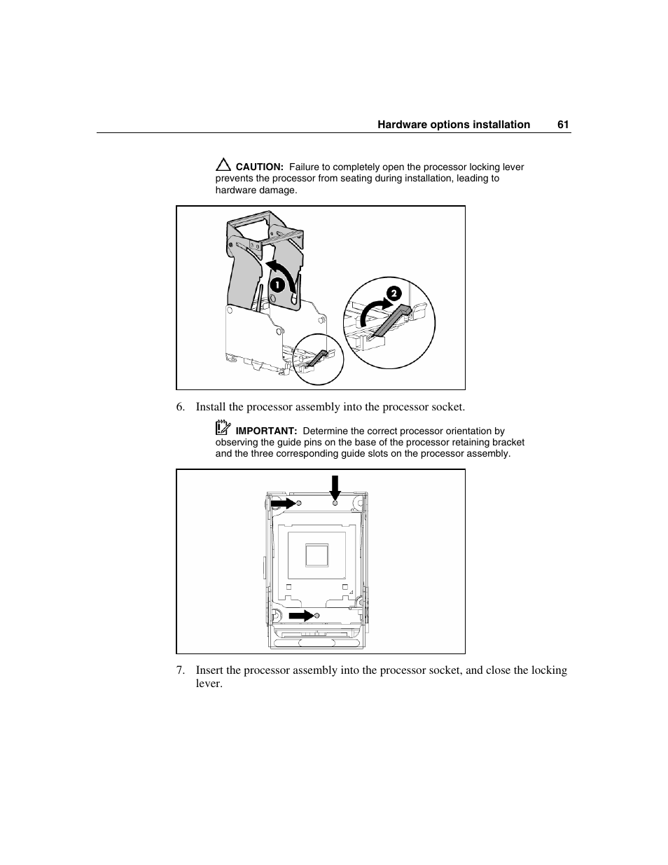 HP ProLiant DL580 G3 Server User Manual | Page 61 / 190