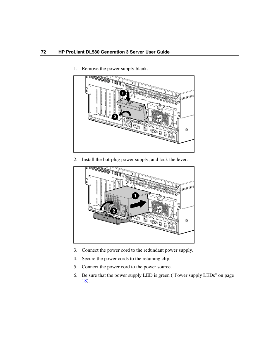 HP ProLiant DL580 G3 Server User Manual | Page 72 / 190