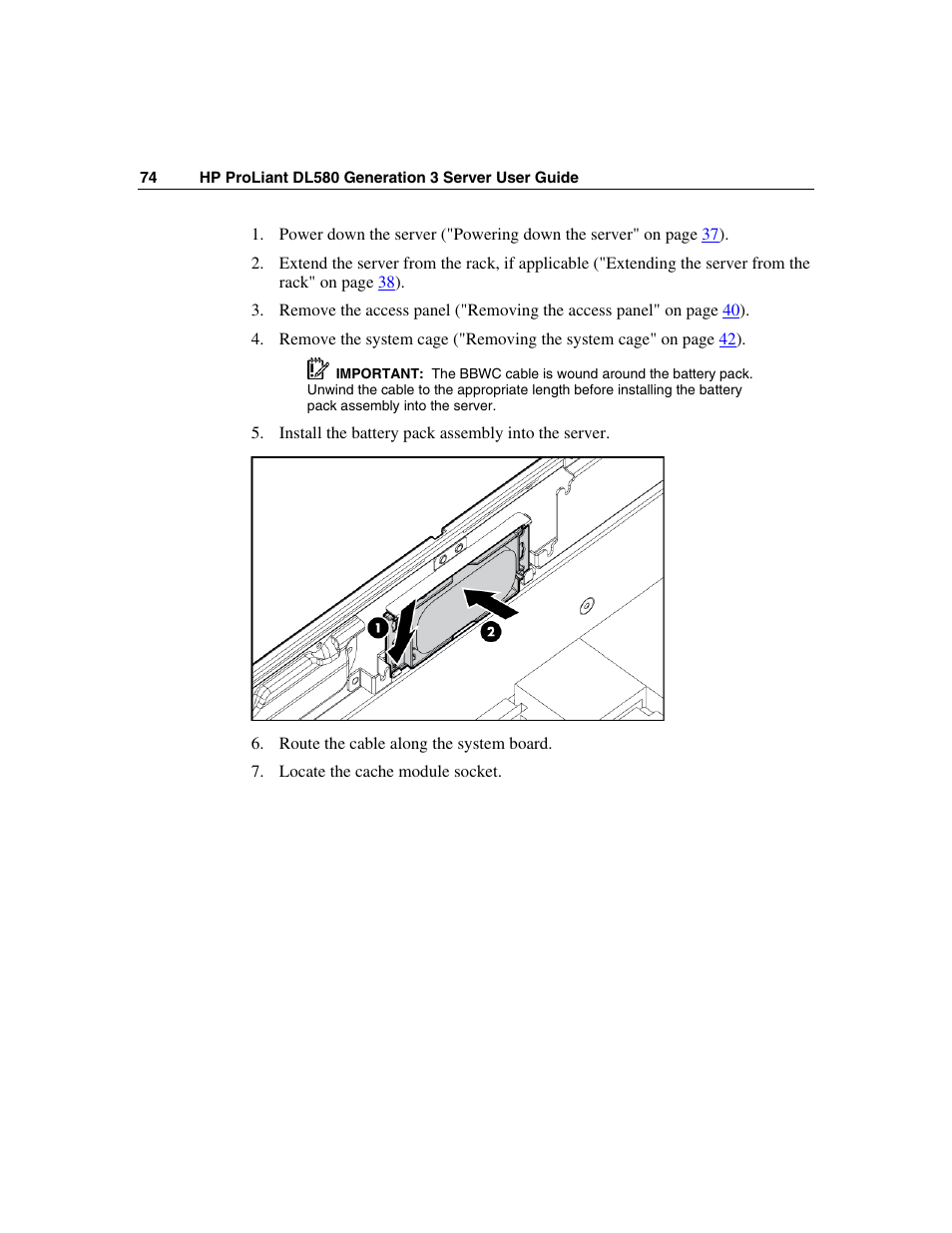 HP ProLiant DL580 G3 Server User Manual | Page 74 / 190