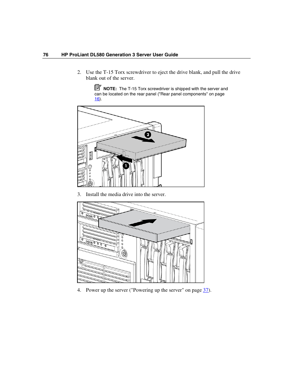 HP ProLiant DL580 G3 Server User Manual | Page 76 / 190