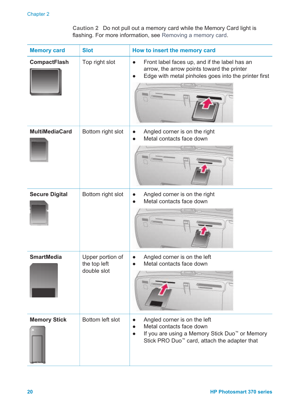 HP Photosmart 375 Compact Photo Printer User Manual | Page 23 / 66