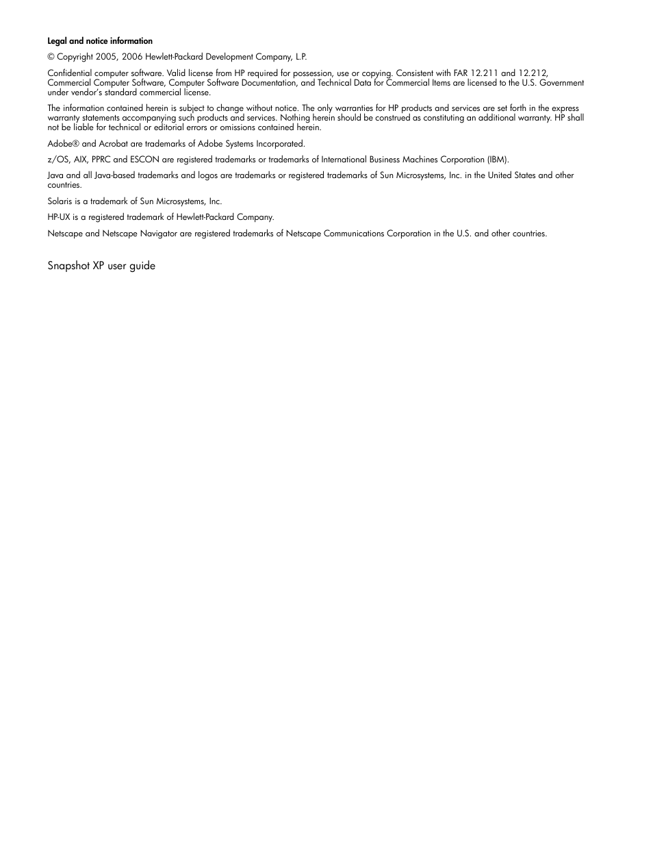 HP StorageWorks XP Remote Web Console Software User Manual | Page 2 / 74
