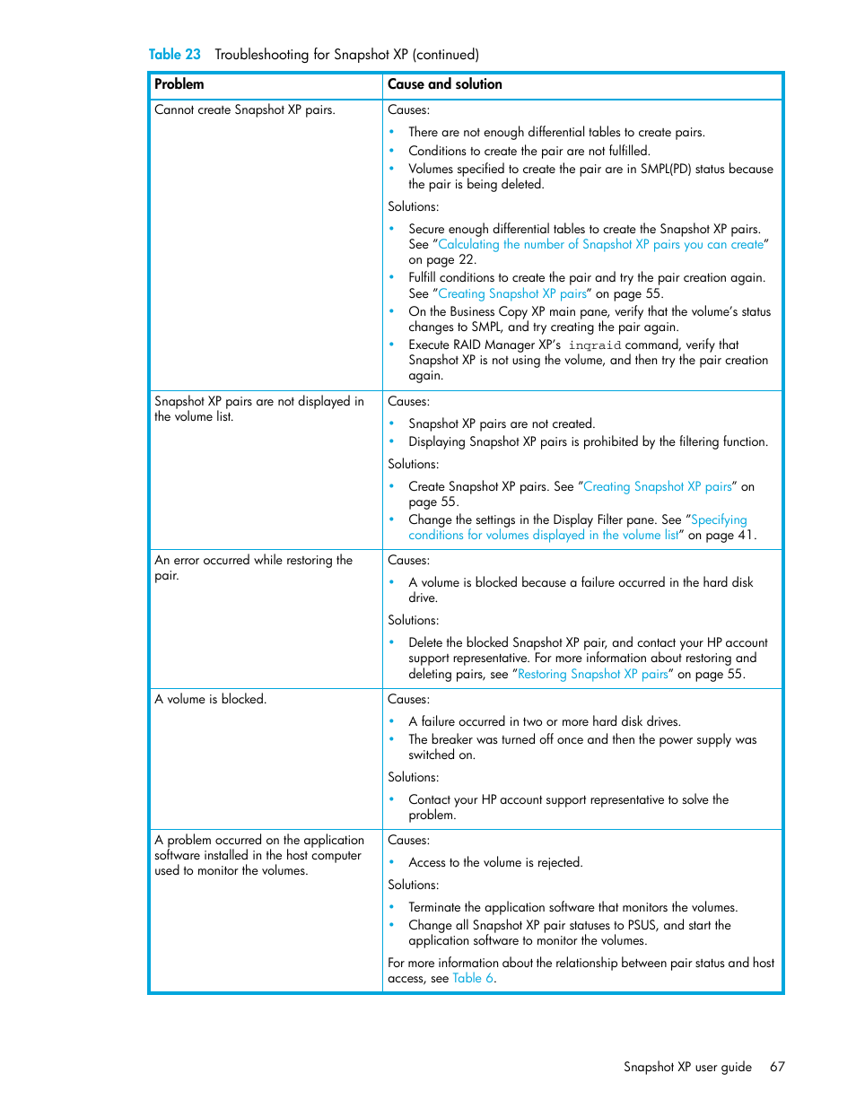 HP StorageWorks XP Remote Web Console Software User Manual | Page 67 / 74