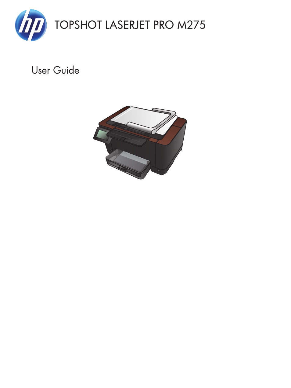 HP TopShot LaserJet Pro M275 MFP User Manual | 206 pages