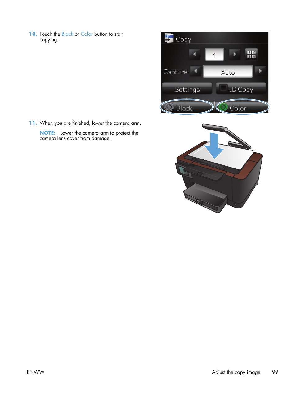 HP TopShot LaserJet Pro M275 MFP User Manual | Page 109 / 206