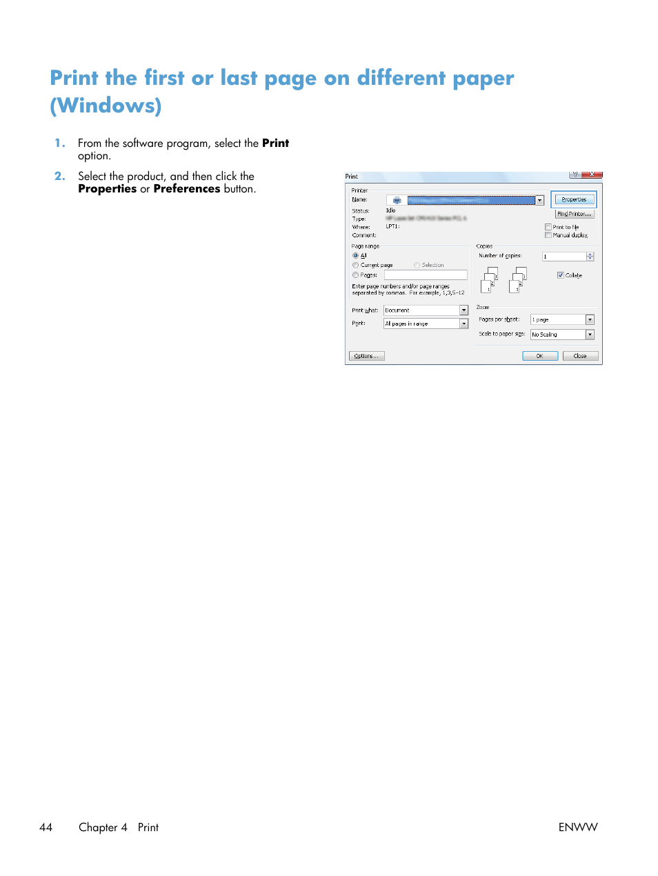 HP TopShot LaserJet Pro M275 MFP User Manual | Page 54 / 206