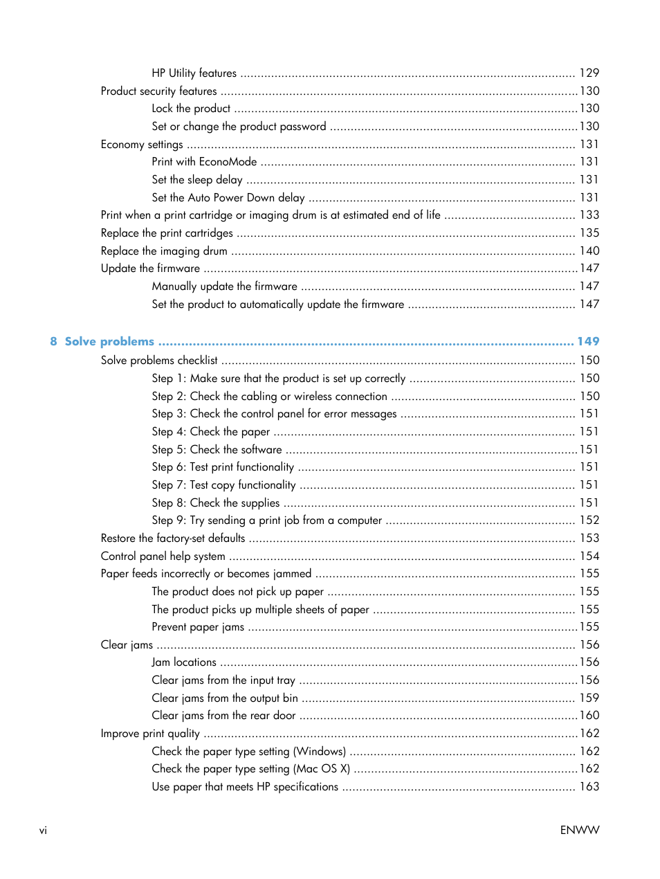 HP TopShot LaserJet Pro M275 MFP User Manual | Page 8 / 206