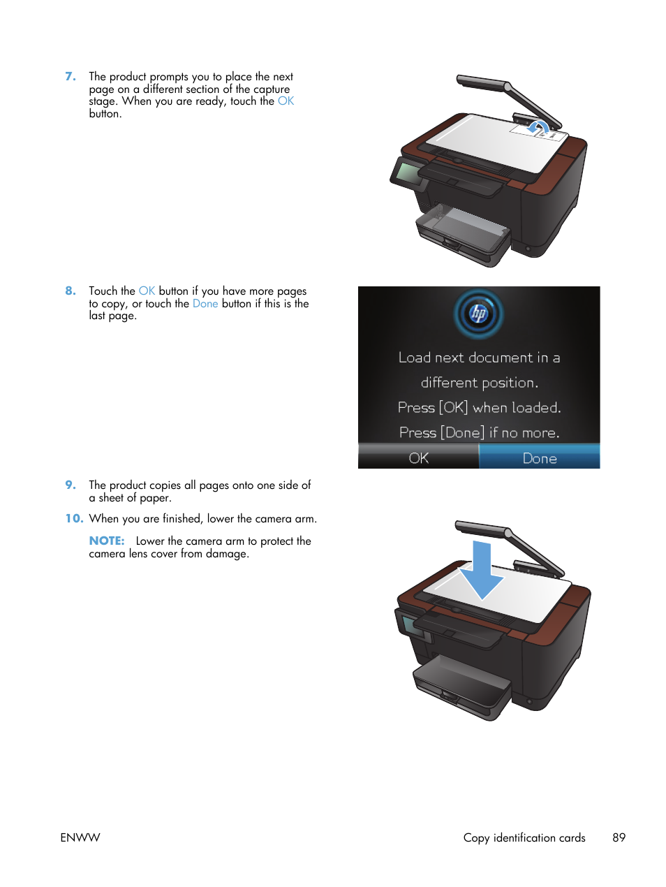 HP TopShot LaserJet Pro M275 MFP User Manual | Page 99 / 206