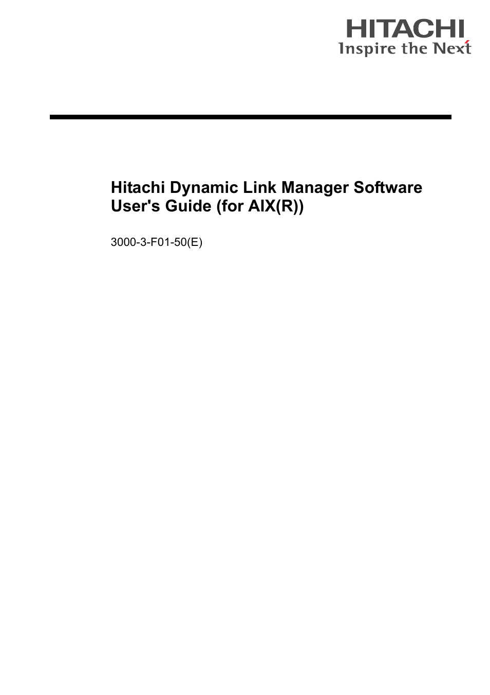 HP Hitachi Dynamic Link Manager Software User Manual | 510 pages