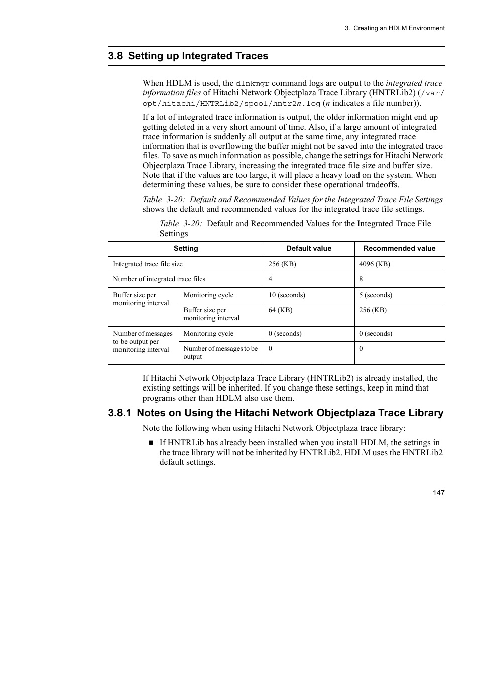 8 setting up integrated traces | HP Hitachi Dynamic Link Manager Software User Manual | Page 169 / 510