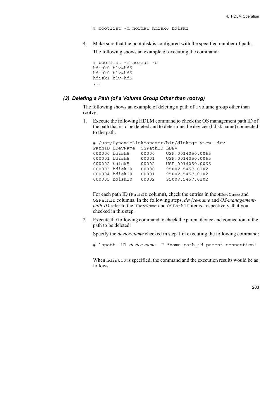 HP Hitachi Dynamic Link Manager Software User Manual | Page 225 / 510
