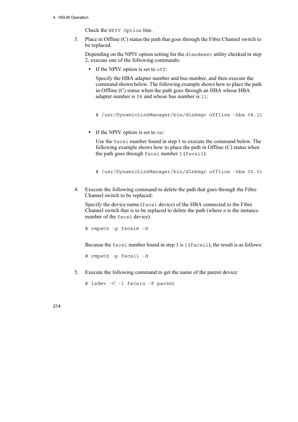 HP Hitachi Dynamic Link Manager Software User Manual | Page 236 / 510