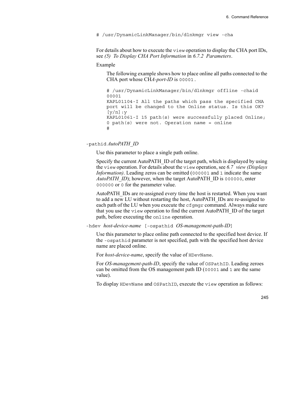 HP Hitachi Dynamic Link Manager Software User Manual | Page 267 / 510