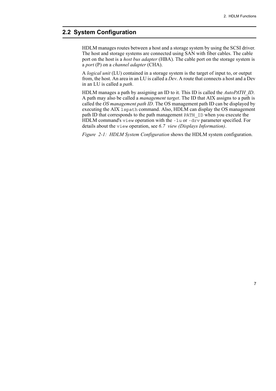 2 system configuration | HP Hitachi Dynamic Link Manager Software User Manual | Page 29 / 510