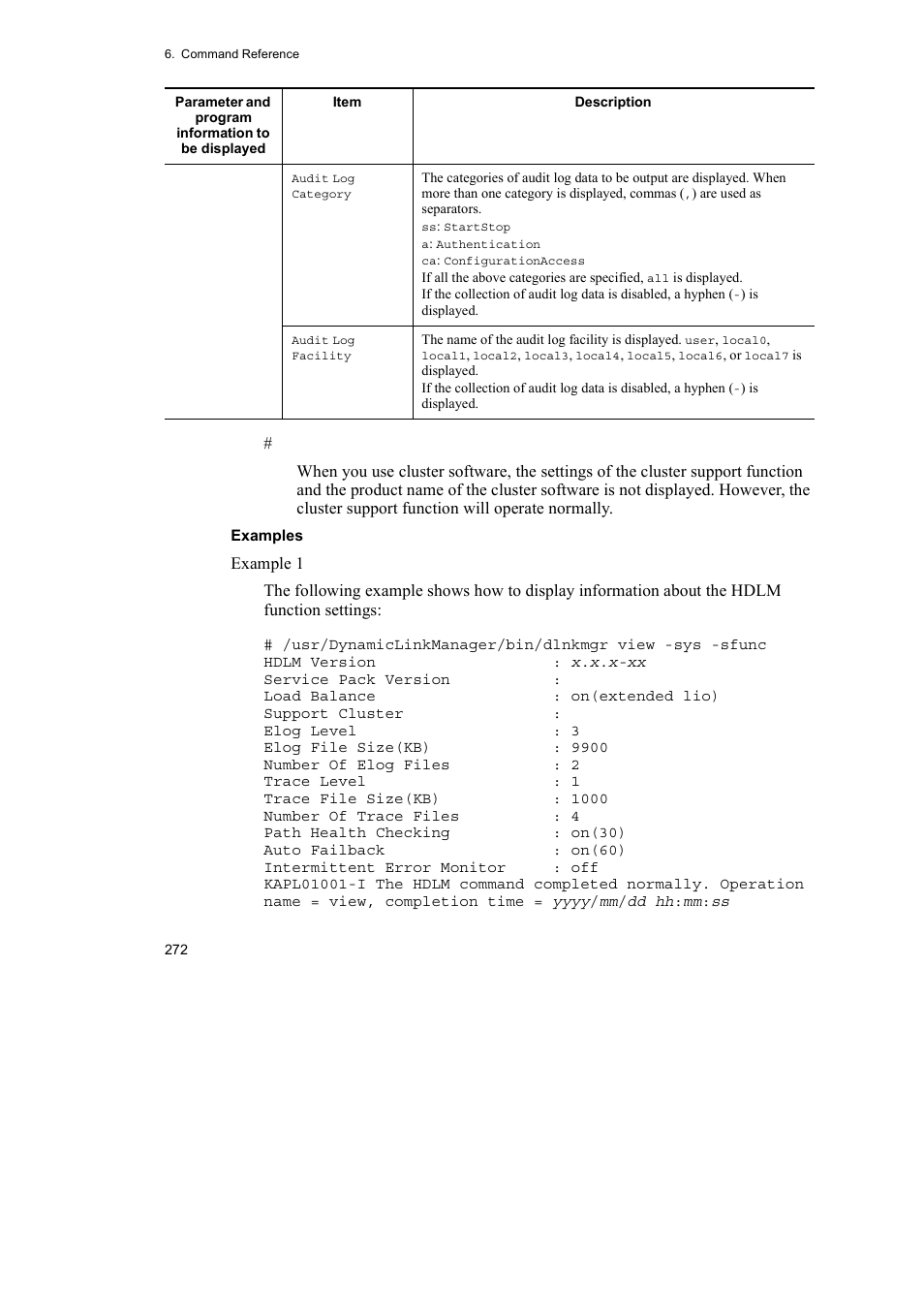 HP Hitachi Dynamic Link Manager Software User Manual | Page 294 / 510