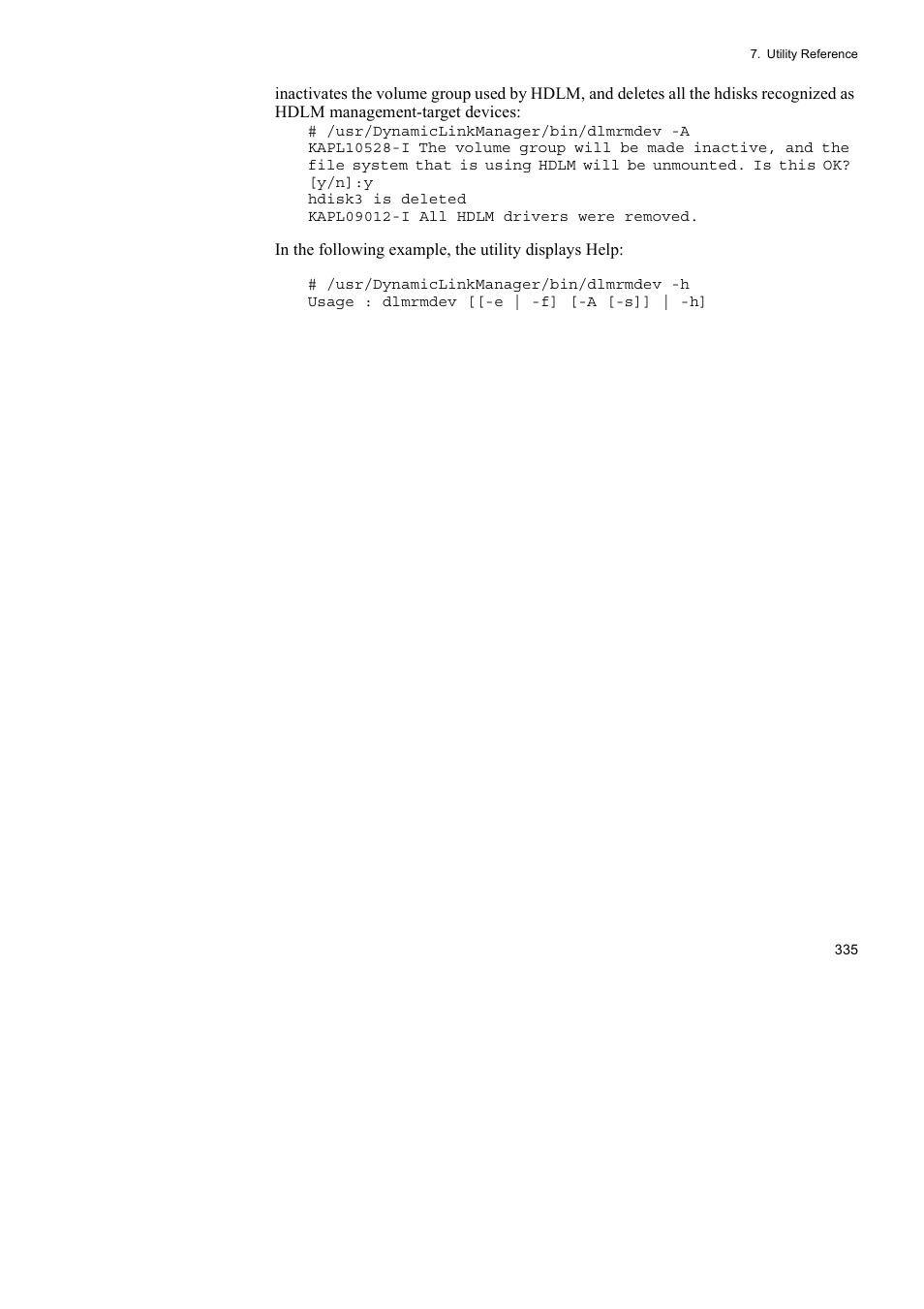 HP Hitachi Dynamic Link Manager Software User Manual | Page 357 / 510