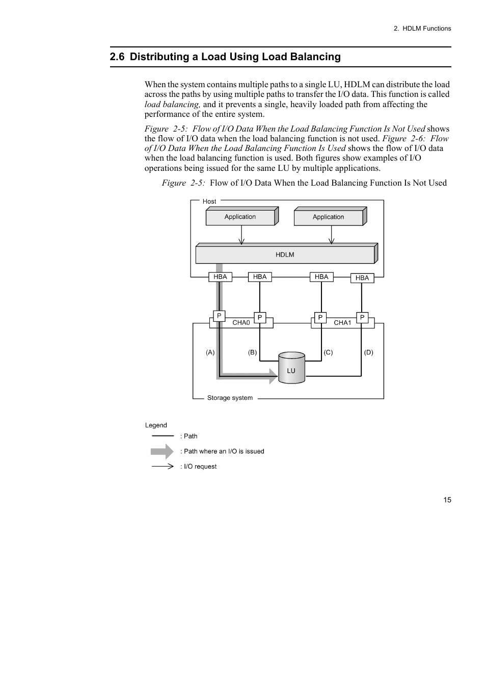 6 distributing a load using load balancing | HP Hitachi Dynamic Link Manager Software User Manual | Page 37 / 510