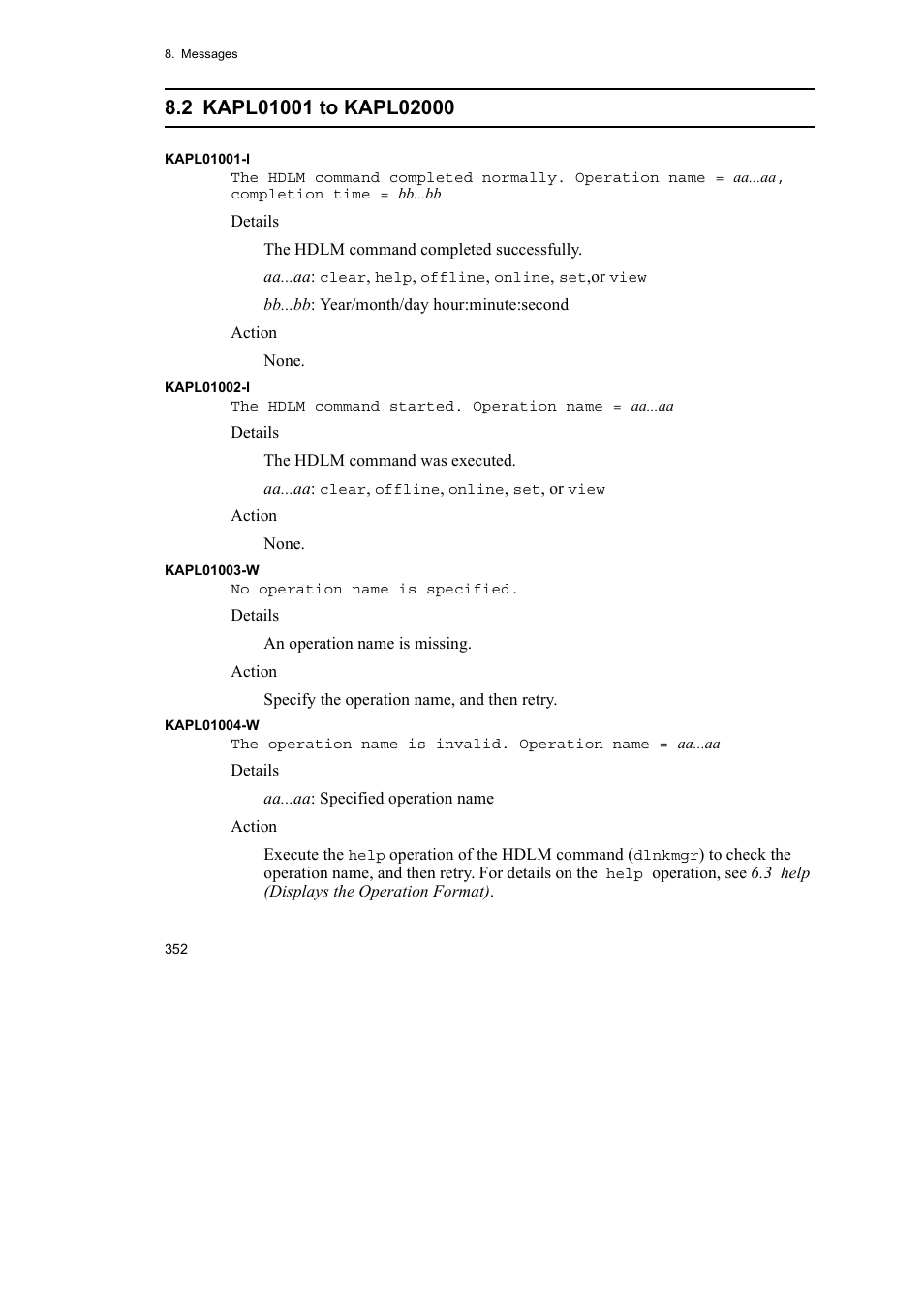 HP Hitachi Dynamic Link Manager Software User Manual | Page 374 / 510