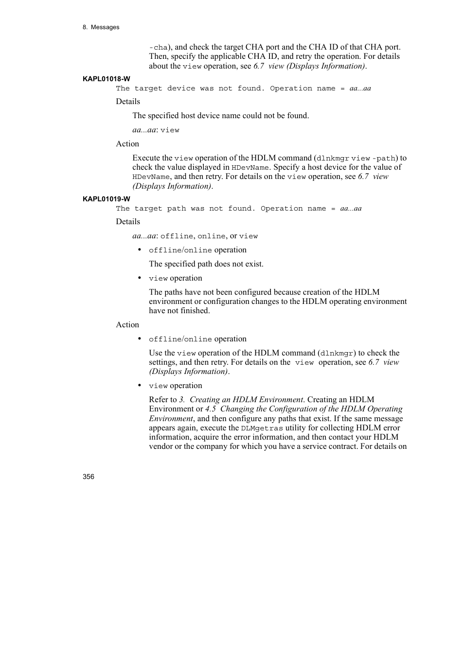 HP Hitachi Dynamic Link Manager Software User Manual | Page 378 / 510