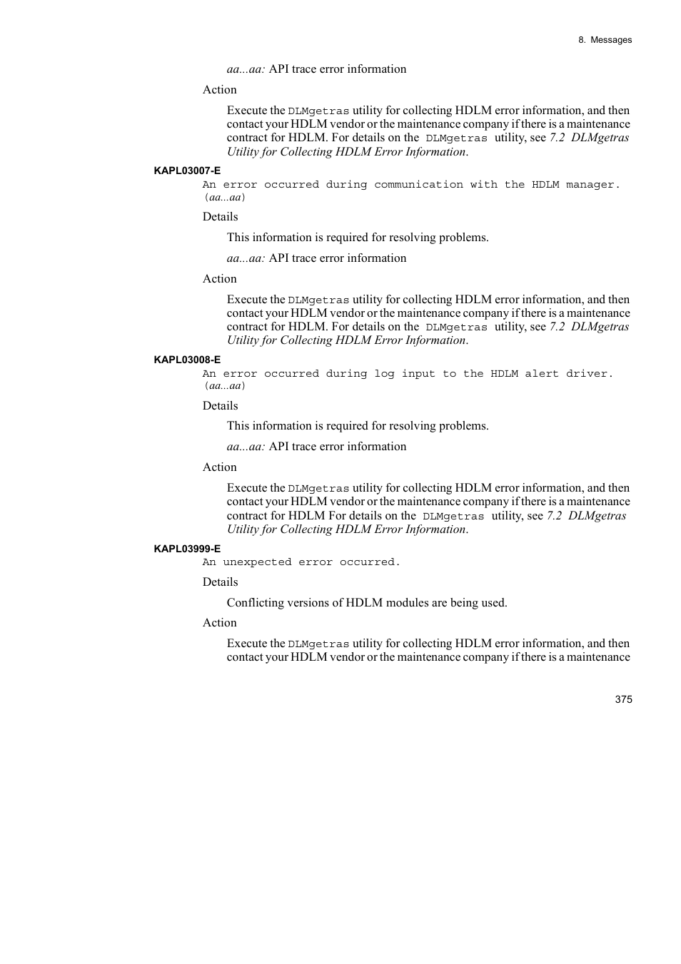 HP Hitachi Dynamic Link Manager Software User Manual | Page 397 / 510