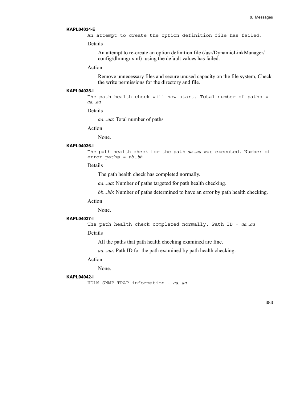 HP Hitachi Dynamic Link Manager Software User Manual | Page 405 / 510