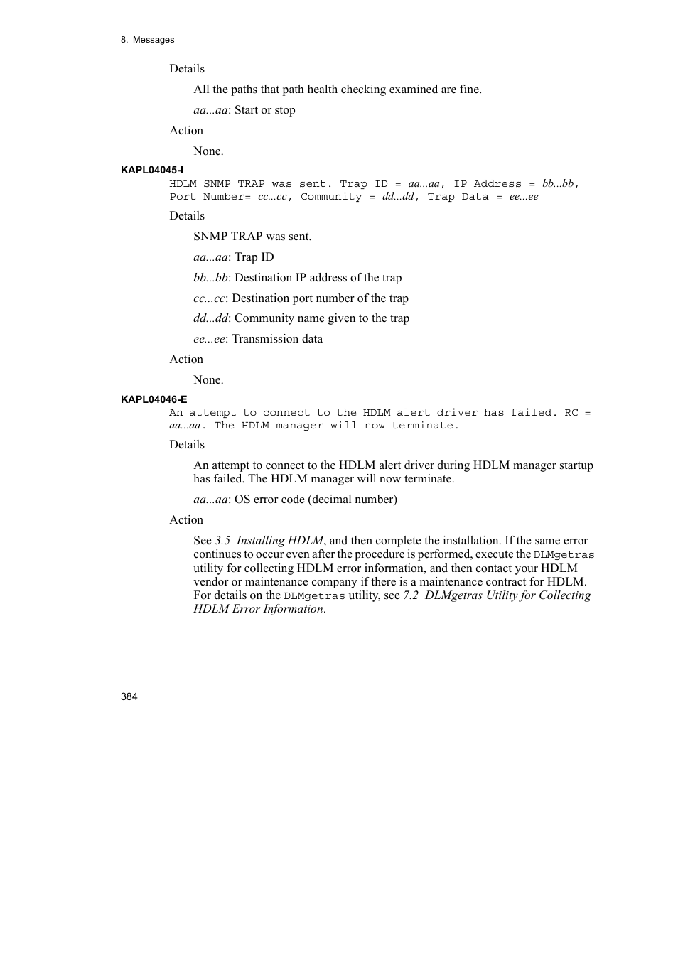 HP Hitachi Dynamic Link Manager Software User Manual | Page 406 / 510