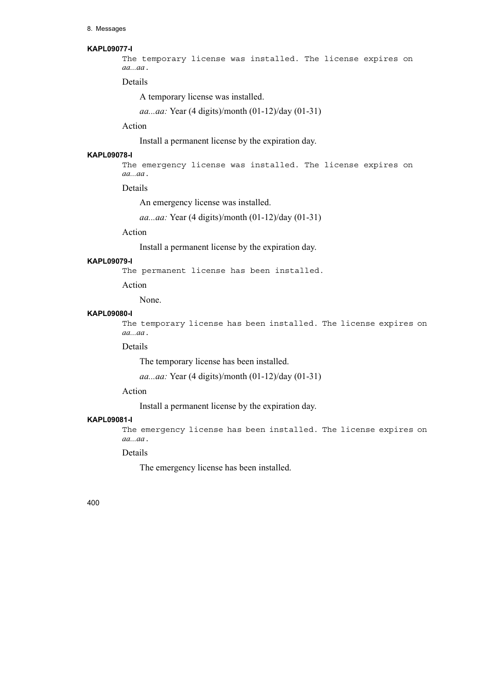 HP Hitachi Dynamic Link Manager Software User Manual | Page 422 / 510