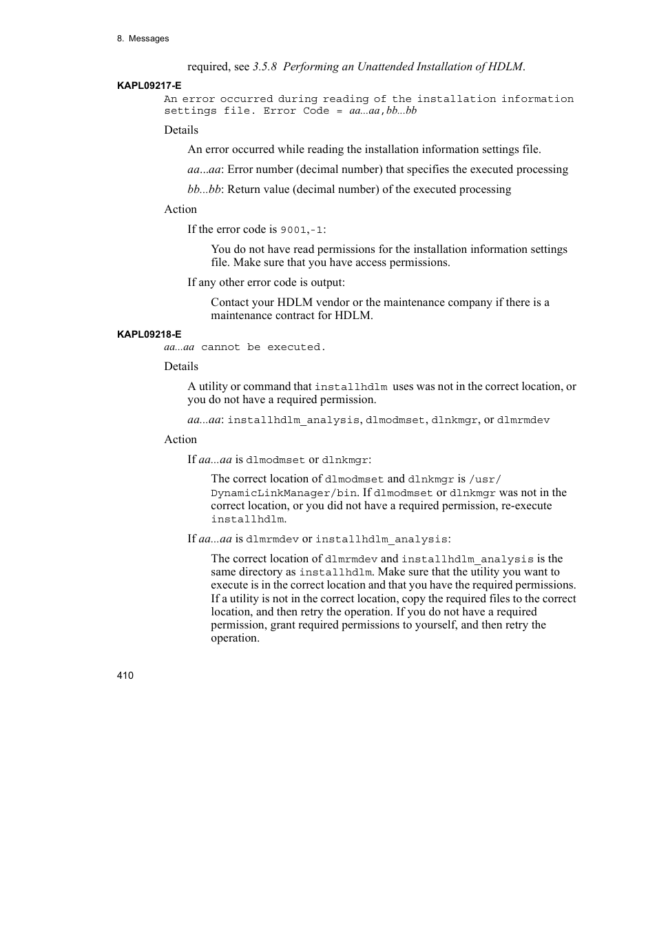 HP Hitachi Dynamic Link Manager Software User Manual | Page 432 / 510