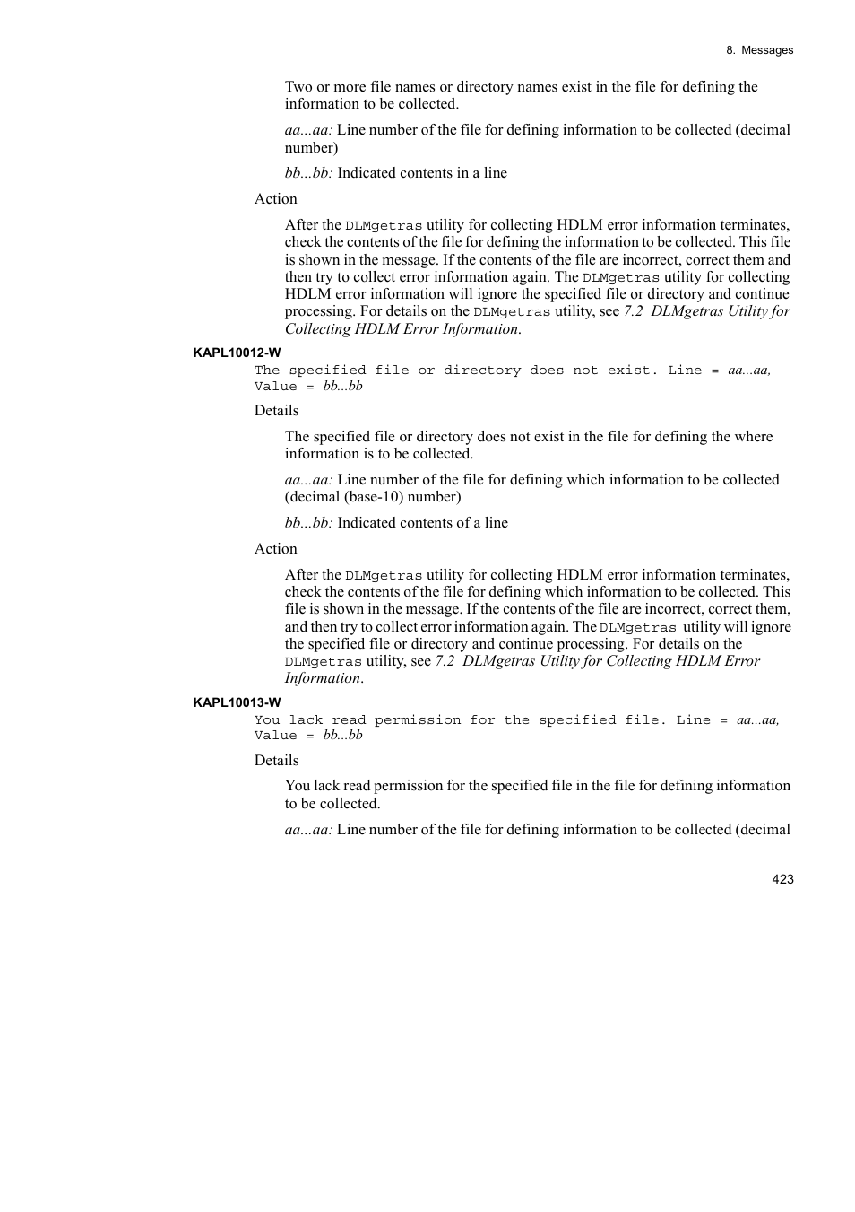 HP Hitachi Dynamic Link Manager Software User Manual | Page 445 / 510