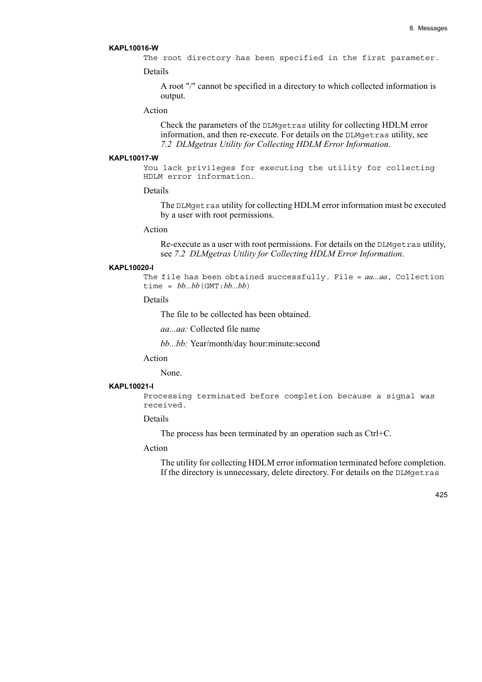 HP Hitachi Dynamic Link Manager Software User Manual | Page 447 / 510