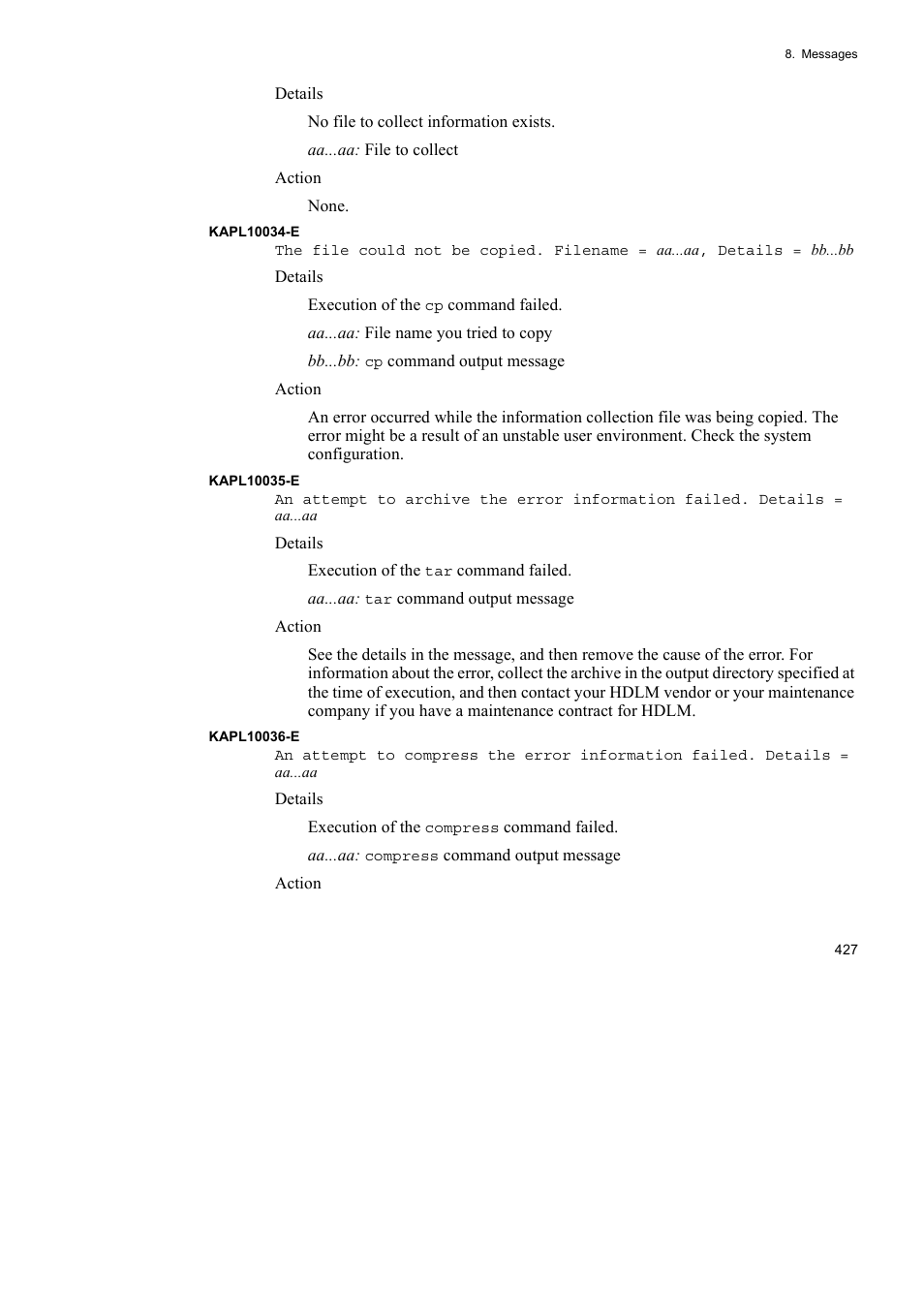 HP Hitachi Dynamic Link Manager Software User Manual | Page 449 / 510