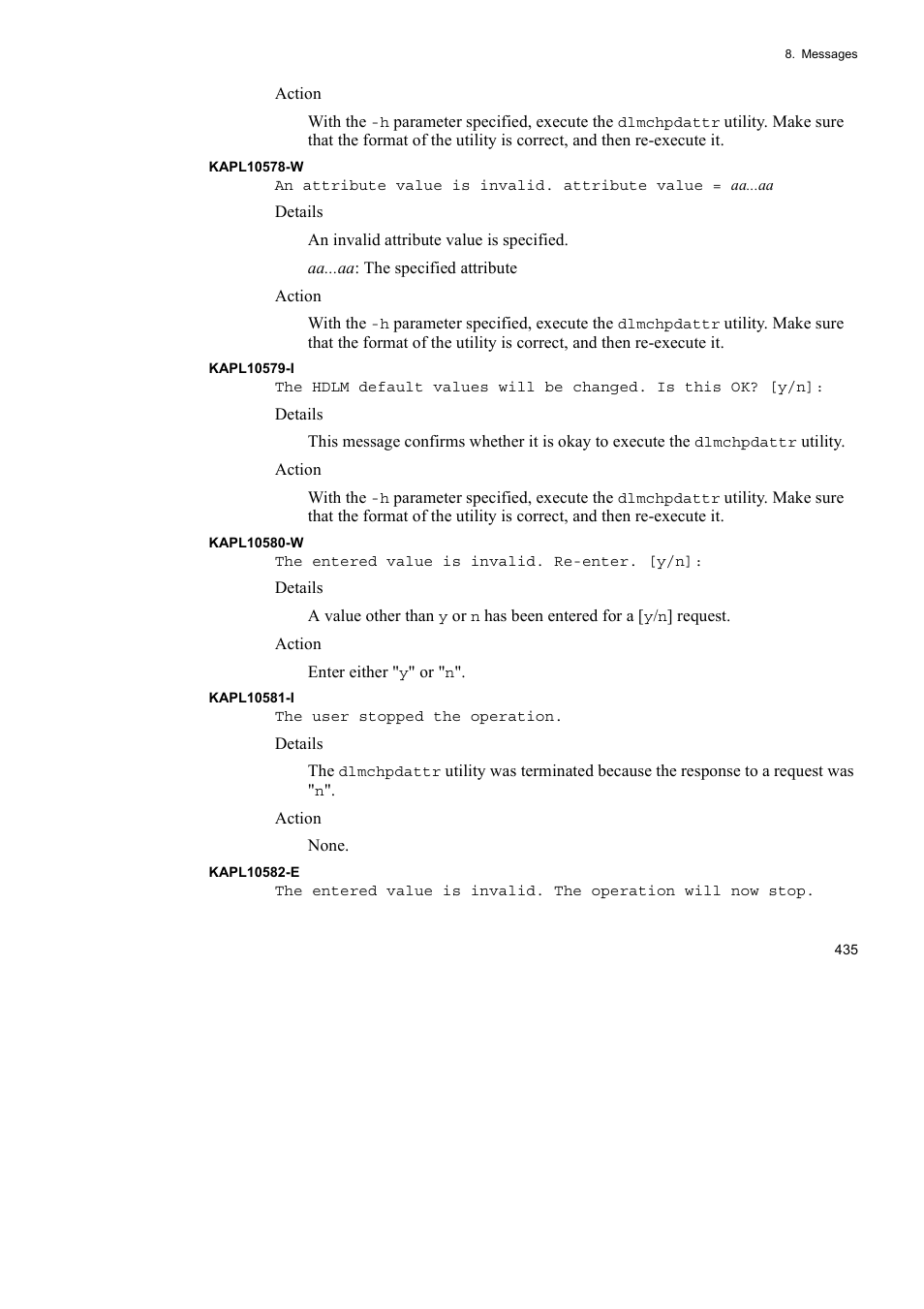 HP Hitachi Dynamic Link Manager Software User Manual | Page 457 / 510