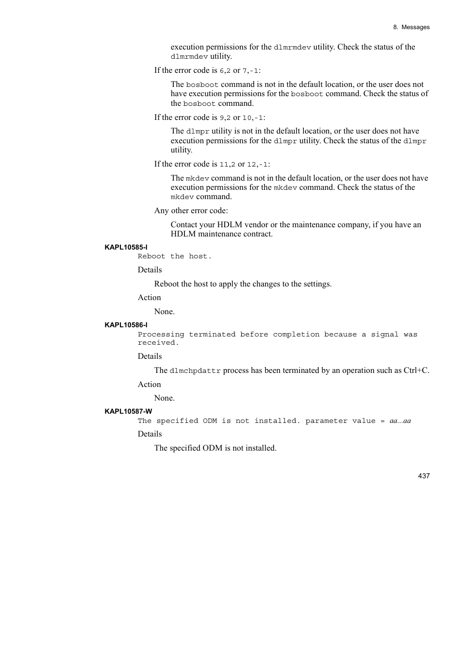 HP Hitachi Dynamic Link Manager Software User Manual | Page 459 / 510