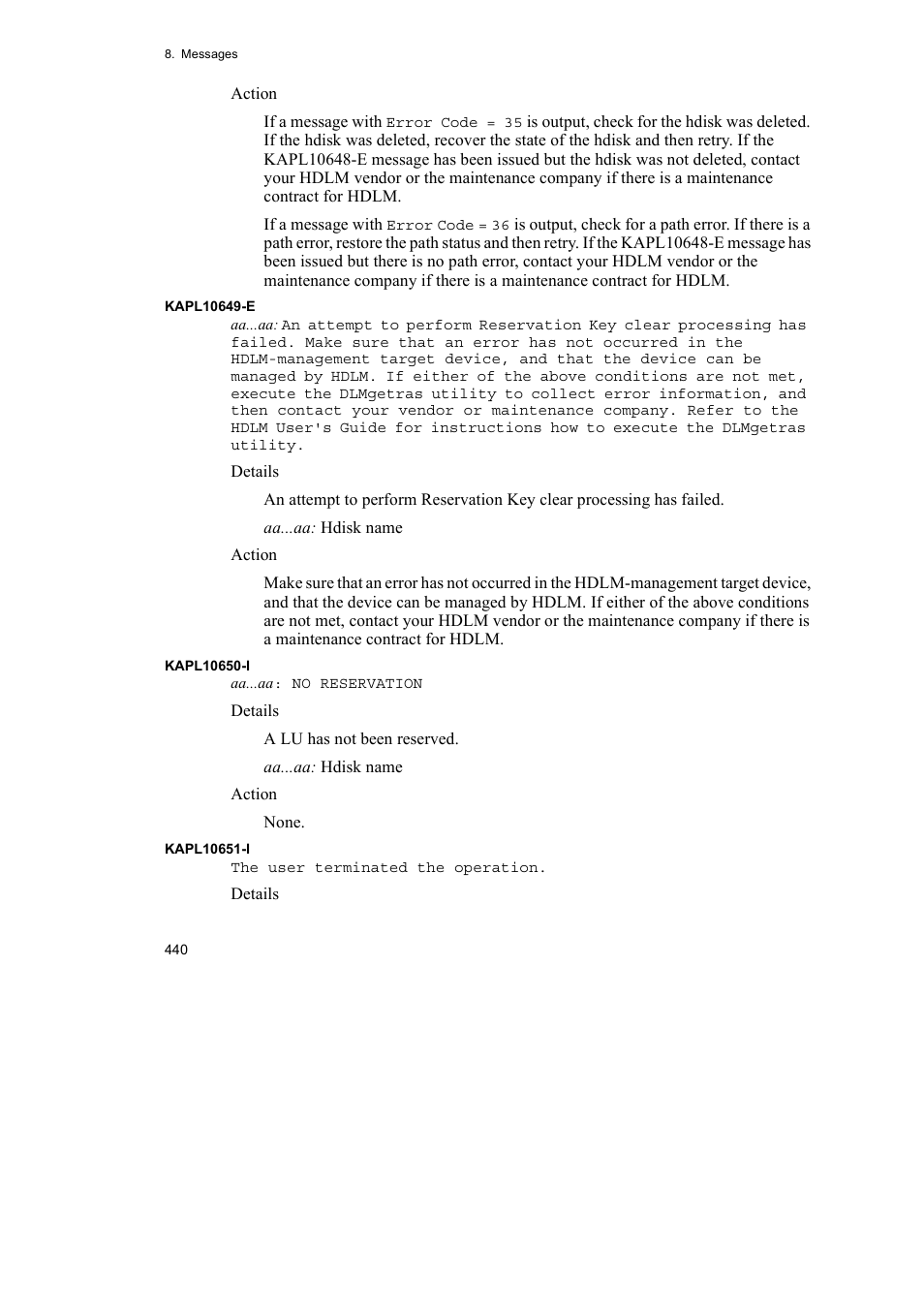 HP Hitachi Dynamic Link Manager Software User Manual | Page 462 / 510