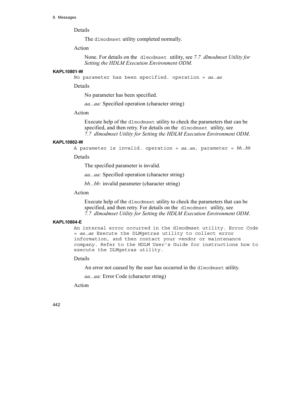 HP Hitachi Dynamic Link Manager Software User Manual | Page 464 / 510