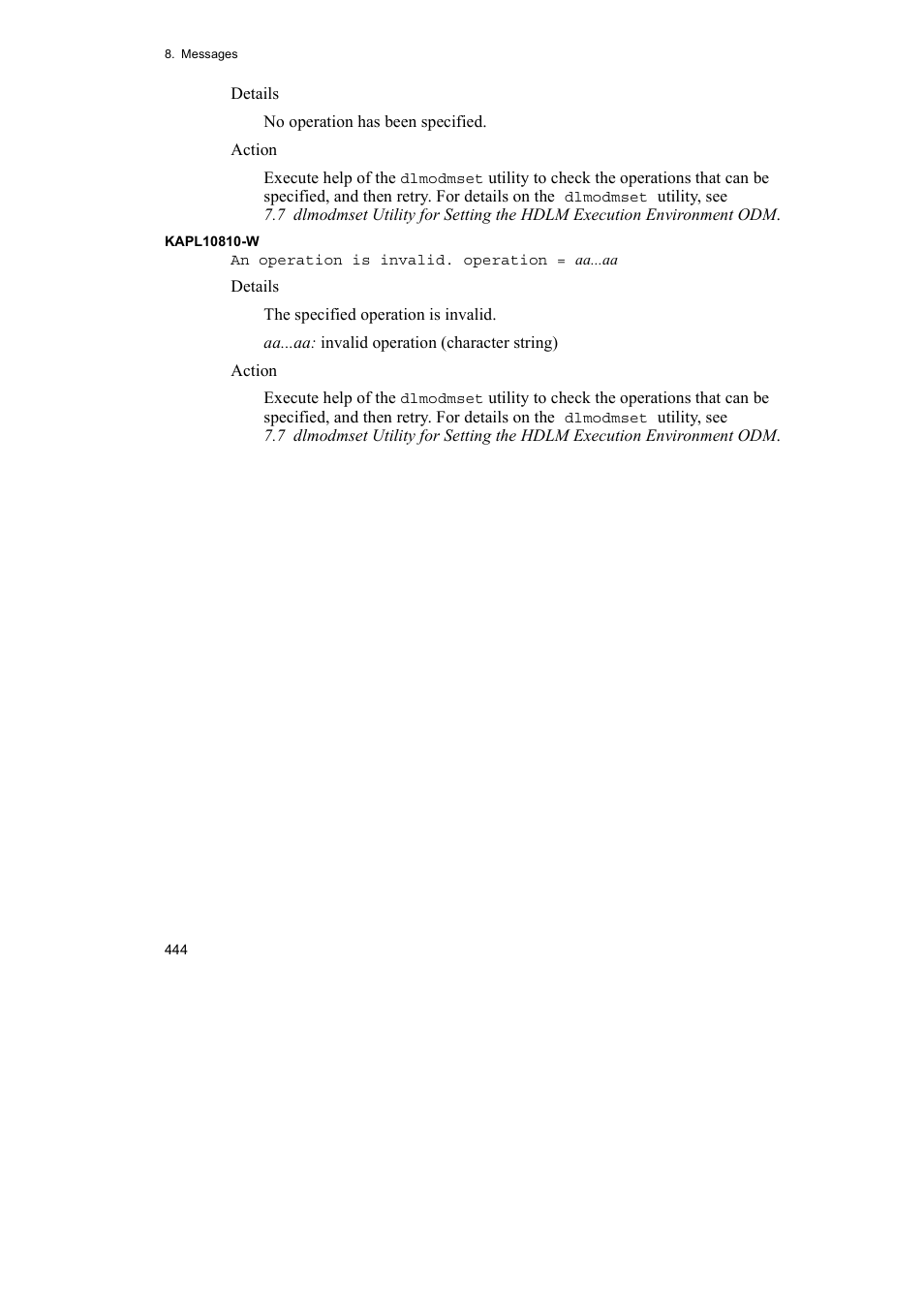 HP Hitachi Dynamic Link Manager Software User Manual | Page 466 / 510