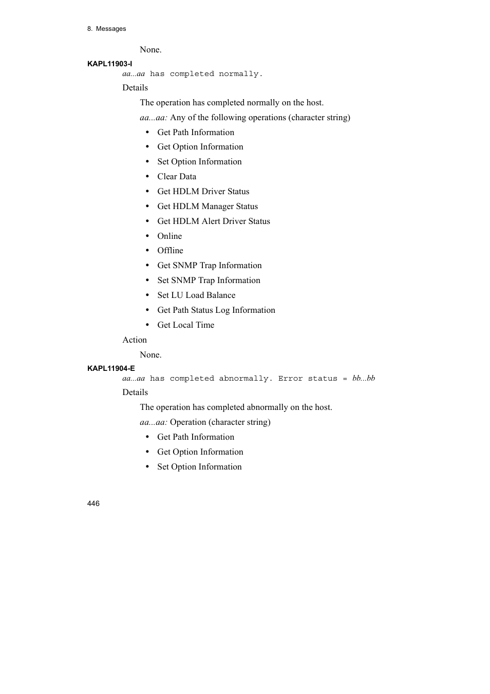 HP Hitachi Dynamic Link Manager Software User Manual | Page 468 / 510